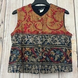 Vintage Carole Little Womens Vest size 10